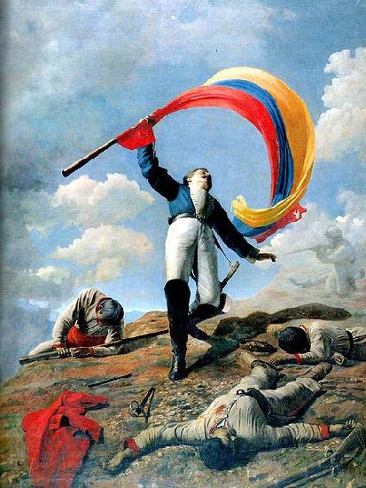 Cristobal Rojas La Muerte de Giradot en Barbula France oil painting art